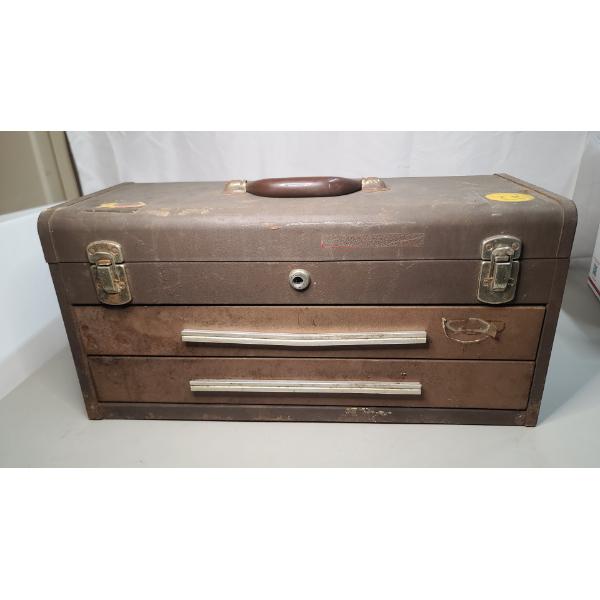 Vintage Toolbox Full Of Assorted Tools