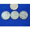 Image 3 : Lot of 4 U.S. Half Dollar Silver Coins: Kennedy & Franklin Half Dollars
