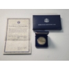Image 1 : United States Constitution Coin 90% Silver Dollar in Display w/ CoA