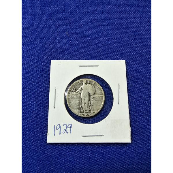 1929 Standing Liberty Quarter - 90% Silver