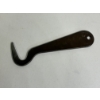 Image 3 : Antique Brown Steel Hoof Pick with Silver Inlay 