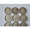 Image 2 : x12 Assorted Years & Mint Marks U.S. 90% Silver Roosevelt Dimes FV: $1.20
