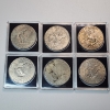 Image 5 : Lot of 6 Assorted Years Eisenhower Dollars - FV: $6.00