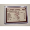 Image 2 : 1978 Alabama Crimson Tide Football Nation Champions Football Card In Protective Holder - Mint