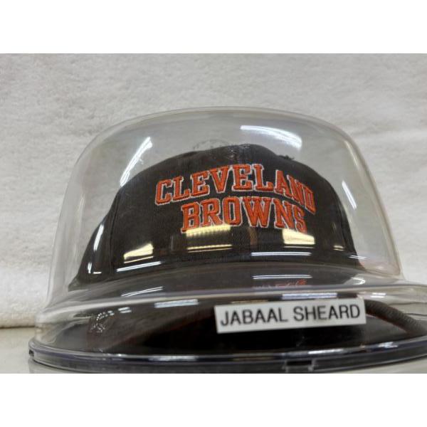 Cleveland Browns Autographed Hat - Jabaal Sheard #97 in Plastic Storage - NFL