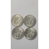 Image 2 : (4) Assorted Years/Mint Marks United States 40% Silver Kennedy Half Dollars - Face Value: $2.00