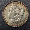 Image 1 : 1890 O   90% Morgan Silver Dollar  AU Condition With Toning - Nice Example