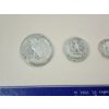 Image 6 : The WWII Coin & Stamp Collection 1944: 5 Coins in Binder Sheet w/ Info Card - Collectible 