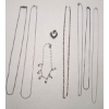 Image 1 : Sterling Silver Necklaces, Bracelet & Pendant - Total Weight: 20.1g
