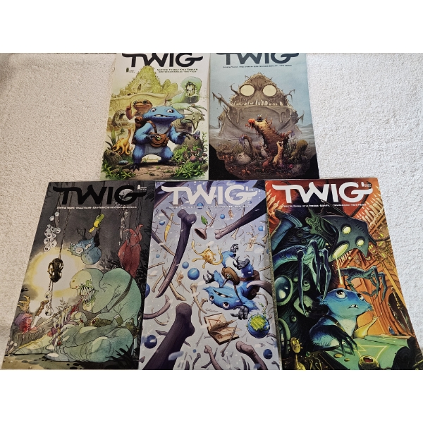 Lot of 5 Image Published Graphic Novels - Twig