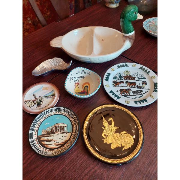 7 Pc Porcelain Group As Shown - See Pics