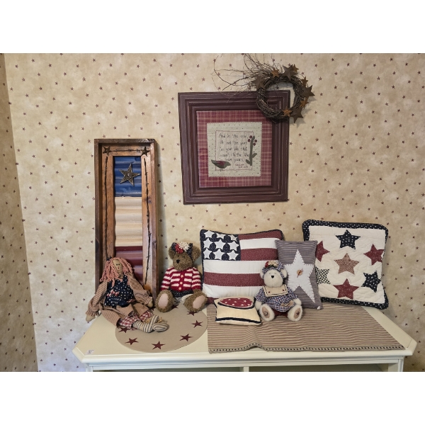 10pc Americana Home Decor