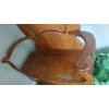 Image 7 : Antique Oak Mirrored Hall Tree - With Seat & Below Seat Storage - See Pics & Description