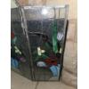 Image 3 : *Pick Up At Mantua Home-No Shipping Available* Striking Vintage Stained Glass 33''x43'' Fireplace Sc