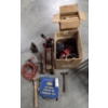 Image 1 : Vintage Floor Jack, Bottle Jacks, Hose With Gauge And More