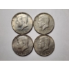Image 1 : Four John F. Kennedy 40% Silver 1967 United States Half Dollars ~ $2.00 Face Value ~ In Great Shape!