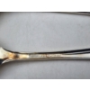 Image 13 : Nice Assortment of Silver-Plated Flatware, Heart-Shaped Goblets, in Wooden Holder ~ 5lbs