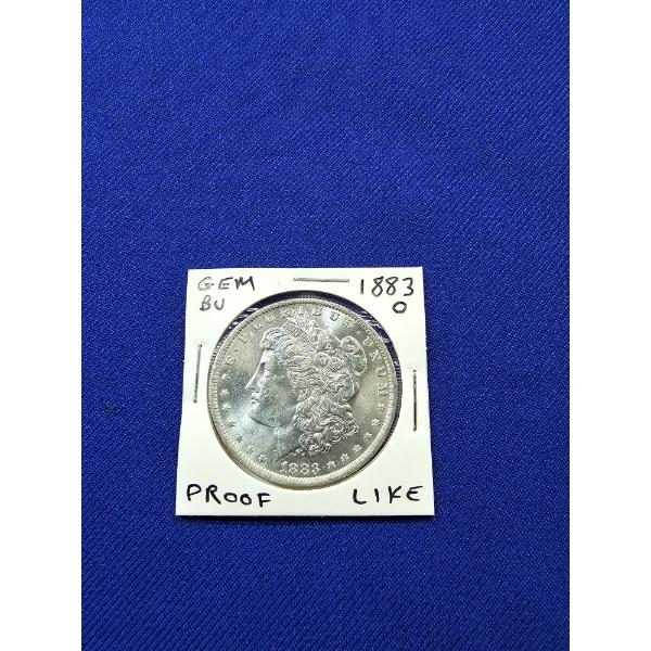 1883- O *Proof Like* Morgan Silver Dollar - Brilliant Uncirculated - Excellent Coin!