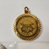 Image 7 : 1972 Eisenhower Dollar, 2025 Penny, & 1776 $20 Gold Replica Coin Pendant 