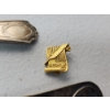 Image 4 : 3 Silver-Plated Baby Spoons & Gold-Filled Pin 