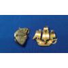 Image 2 : Vintage Lisner Clown Brooch Pin & Spanish Ship Brooch Pin 