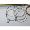 Image 2 : Nice Large Lot of Assorted Costume Jewelry: Gold & Silver Tone Bracelets, Necklaces, Earrings, Pins