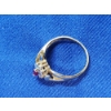 Image 4 : Gorgeous 14K Gold Ring with Marquise Ruby-Colored Stone - Size 8 - 2.4g