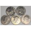 Image 1 : Assorted United States Eisenhower Dollars Featuring Bicentennials - Face Value: $5.00