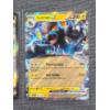 Image 3 : Two Holo Rare Near Mint Pokemon Trading Cards Ft. Black Star Promo Shiny Great Tusk ex & Luxray ex