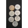 Image 2 : (7) Assorted Years 40% Silver Kennedy Half Dollars - Face Value: $3.50