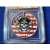Image 2 : 1 oz .999 Fine Copper Colorized Pirate Round - ICG MS 70