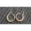 Image 1 : 14K Gold Hoop Earrings - 3.4 Grams