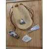Image 1 : Beautiful Polished Rock Collection With Genuine Leather Pouch 