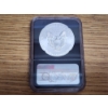Image 3 : NGC MS70 2021 Silver American Eagle Heraldic Eagle T-1 - Signed - 1 oz .999 Fine Silver