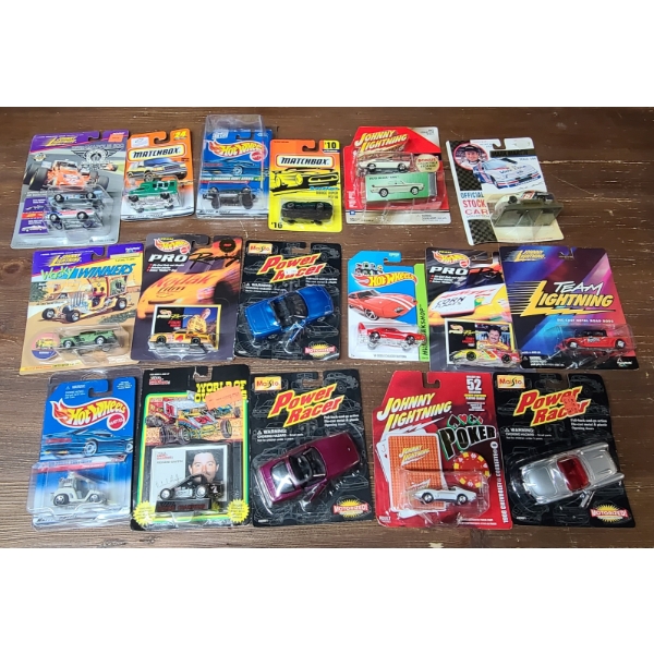 Collection Of Assorted Die-Cast Cars Including Matchbox, Hot-Wheels, Johnny Lightning & More