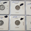 Image 6 : $2.00 Face Value of Assorted Years 90% Silver Mercury Dimes 