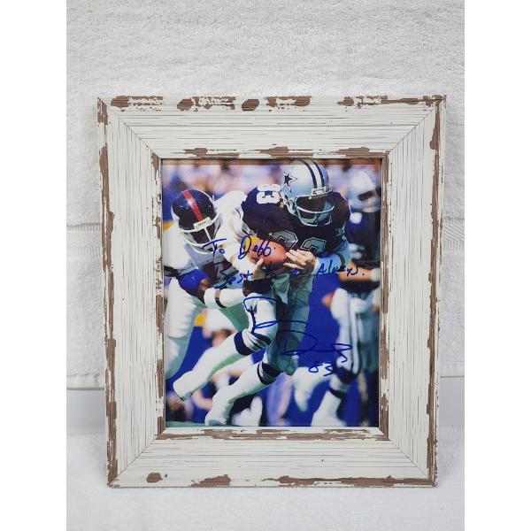 Nice Hand Signed Framed Photograph of Doug Donley of the Dallas Cowboys ~ 