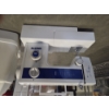 Image 2 : Like New White Brand Portable Sewing Machine With Hard Case & Peddle 