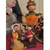 Image 3 : Fifteen Famous Annalee Felt Fall & Halloween Dolls Very Collectable!