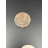 Image 10 : 4 Foreign Coins - Japanese Yen 10 cents - 1980 Barbados 25 cent piece - UK Half Penny 1959 