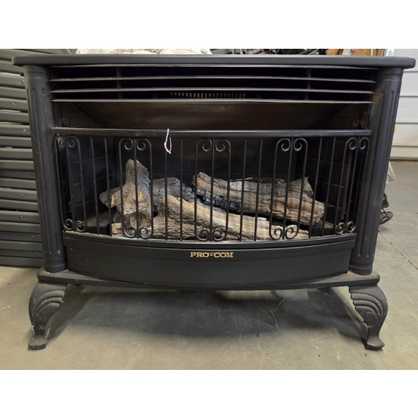 Great Condition Gas 31.5''x25''x11'' Fireplace 