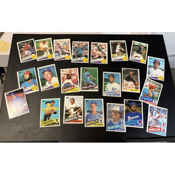 1985 Topps Baseball Cards - Includes Tigers - Phillies - Yankees - Cubs - Twins - Indians - Astros -