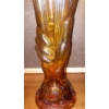 Image 2 : Antique Art Nouveau Amber  12 Inch "Grasping Hand" Vase - Perfect Condition