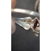 Image 23 : Sterling Silver Rings With Red, White & Pink Stones - Sizes Are 8 And 9 - Total Weight: 32g