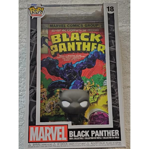 Funko Pop! Black Panther #18 - Black Panther (with Comic Book)