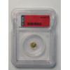 Image 3 : ICG MS70 Monarch 1/500TH Oz .9999 Fine Gold Bald Eagle Round