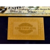Image 2 : 2 Pcs  U. S. Historic 1863 Pure 24k .999 Replica Gold Foil $100 FLYING EAGLE Legal Tender Large Note