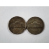 Image 4 : Two United States 35% Silver Wartime Nickels