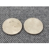 Image 2 : Two Small Egyptian Piastres Coins ~ 72% Silver Coins!