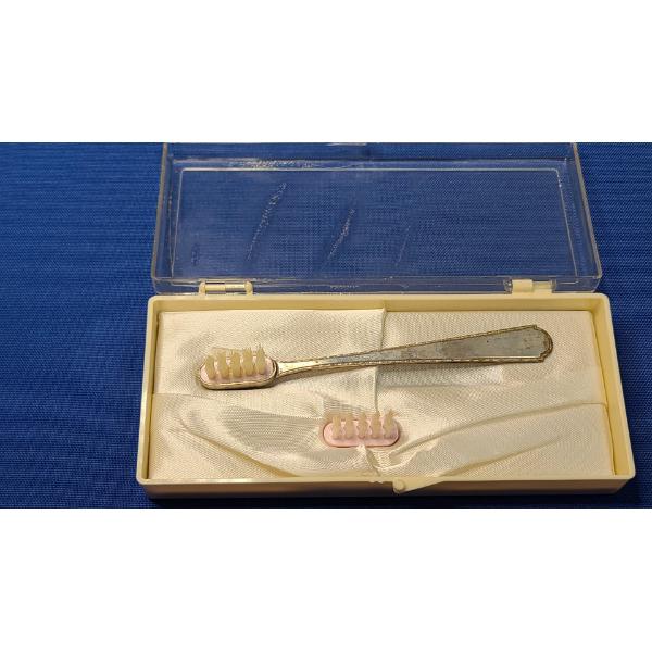 Vintage Sterling Silver Baby Toothbrush - Total Weight: 14.7g